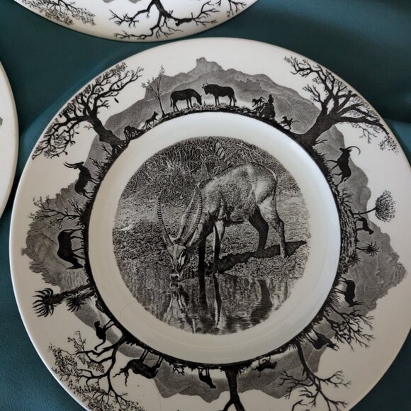 Wedgwood Kruger National Park complete set of 6 World Wildlife Fund $75 each - Picture 8 of 9